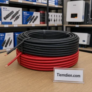 Cáp DC năng lượng mặt trời 6mm² (mét dài)