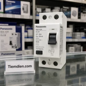 ELCB Panasonic 2P 30A 30mA — Chống giật mạch nhánh
