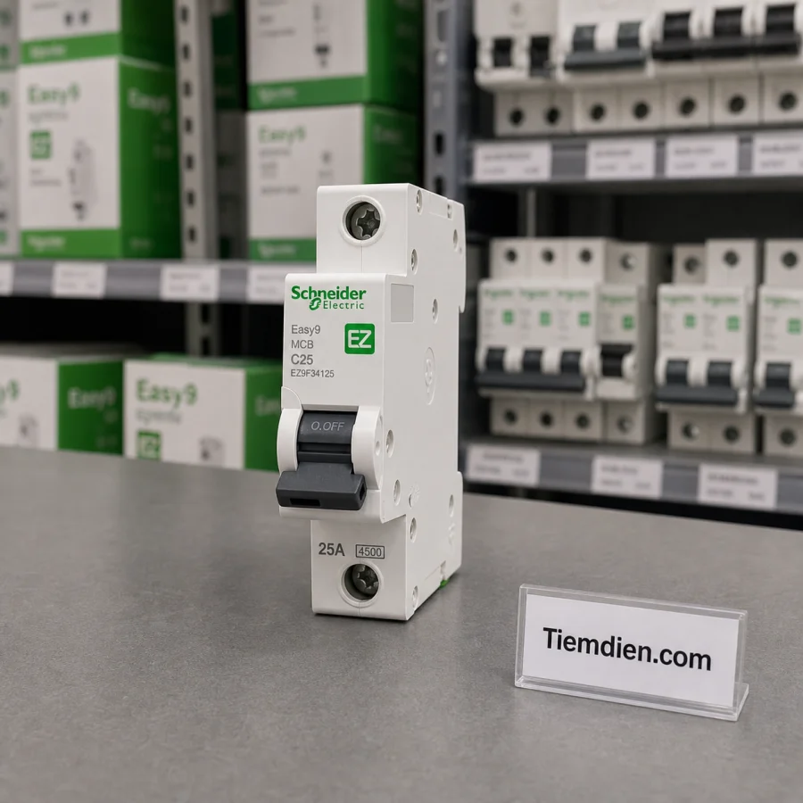 CB Miniature Schneider Easy9 1P 25A 4.5kA