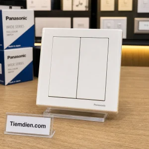 Công tắc đôi Panasonic Wide (1 chiều)