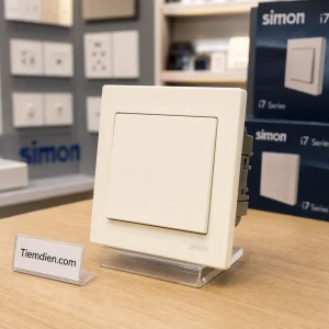 Công tắc đơn Simon i7 Series (trắng ngà)