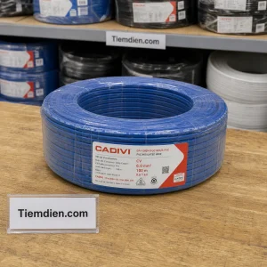 Dây điện đơn Cadivi CV 6.0mm² (cuộn 100m)