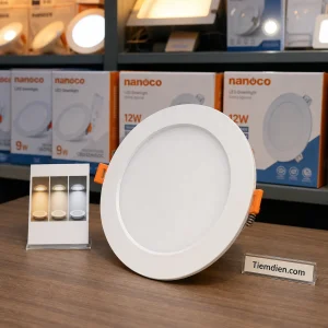 Đèn LED Downlight Nanoco 12W Đổi màu 3 chế độ