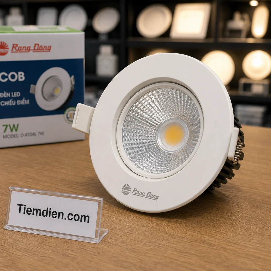 Đèn LED Downlight COB chiếu điểm Rạng Đông 7W