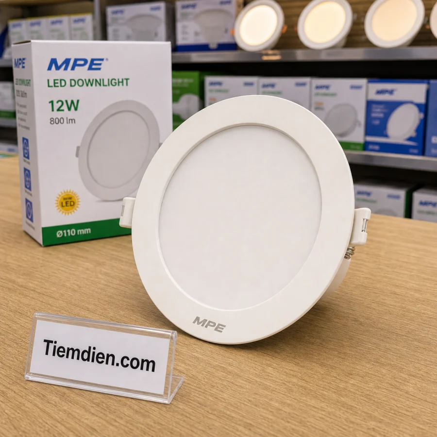 Đèn LED Downlight MPE 12W (Ø110)