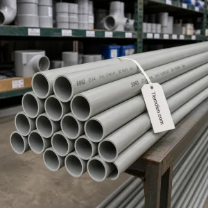 Ống luồn dây điện cứng PVC SINO Ø34mm (cây 3m)