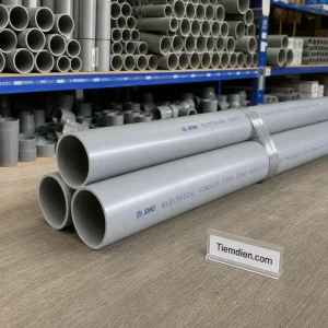 Ống luồn dây điện cứng PVC SINO Ø25mm (bó 3m)