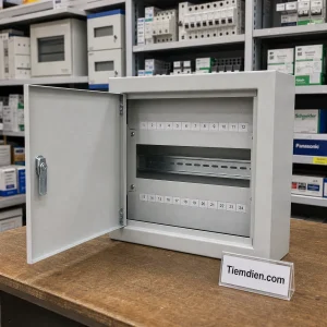 Tủ điện kim loại nổi 24 module (sơn tĩnh điện)