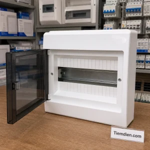 Tủ điện nhựa nổi 12 module — Tủ phân phối gia đình
